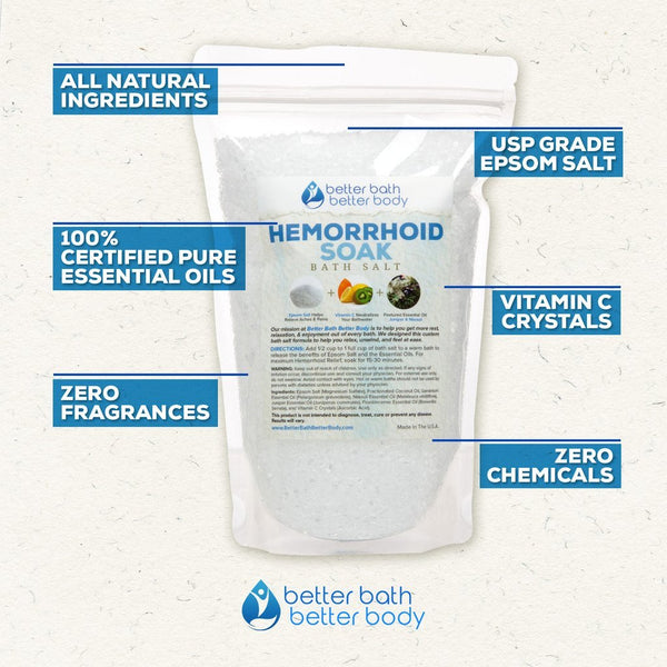 Better Bath Better Body Hemorrhoid Soak Bath Salt Review and Comparison