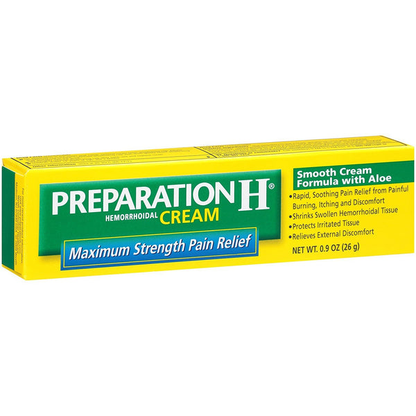 Preparation H Hemorrhoidal Cream With Aloe - Maximum Strength Pain Relief Reviews